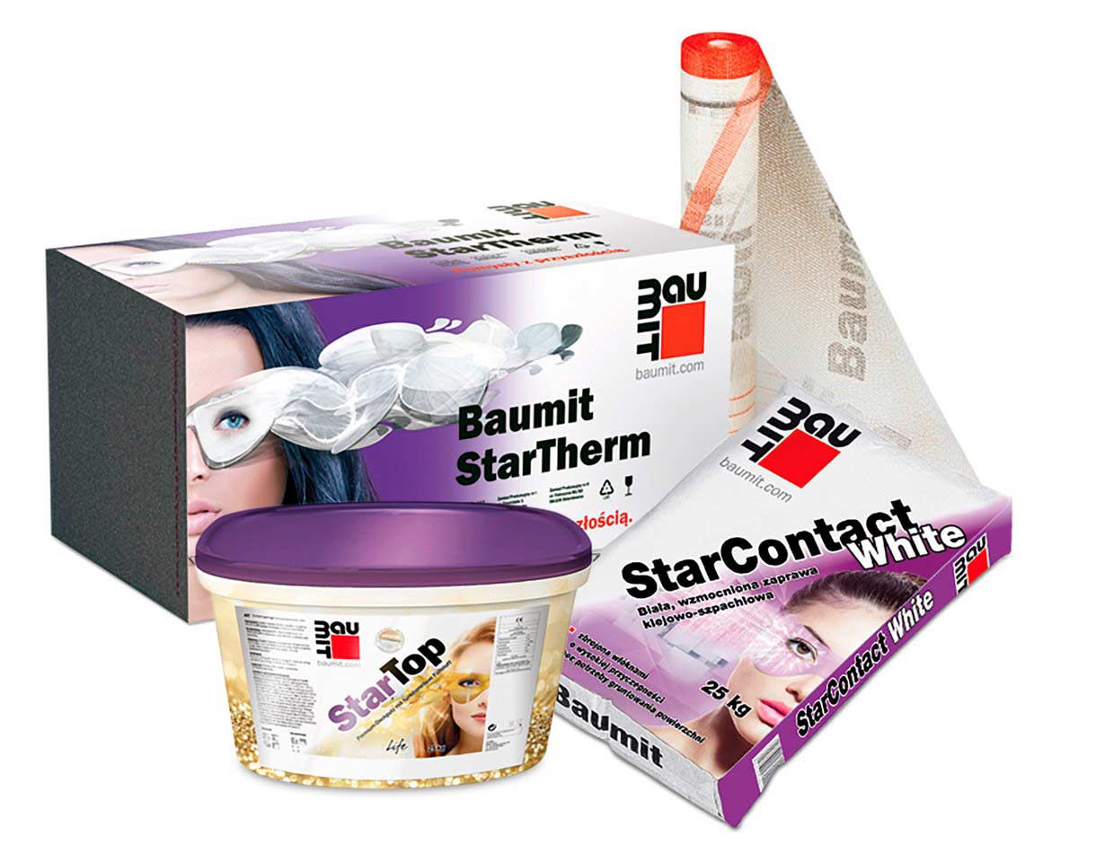 siatka, wzmocniona zaprawa klejowo-szpachlowa, produkty StarSystem Baumit