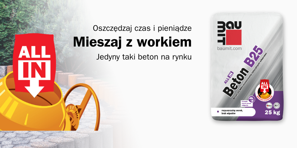 Jedyny taki na rynku - ALL IN Beton B25