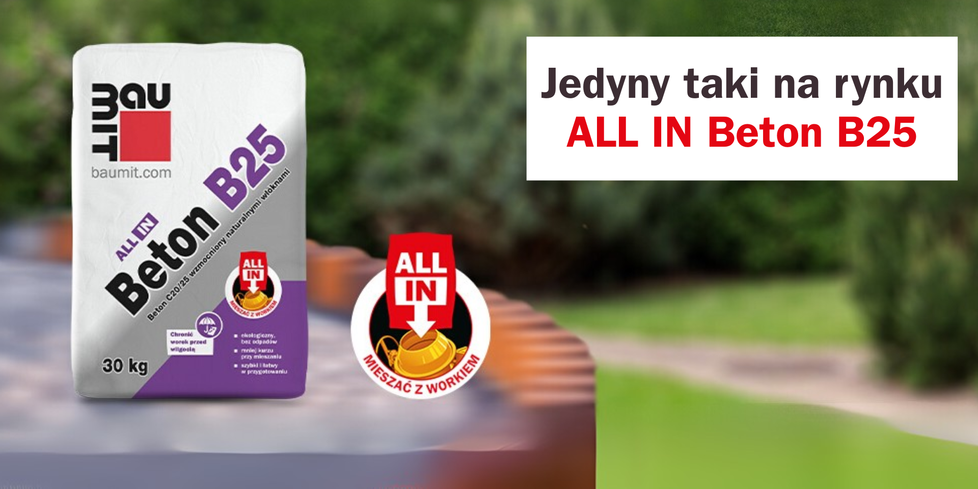 Jedyny taki na rynku - ALL IN Beton B25