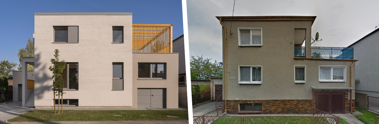 Dom Szczotkowany w Swarzędzu – nowe życie domu z lat 80.