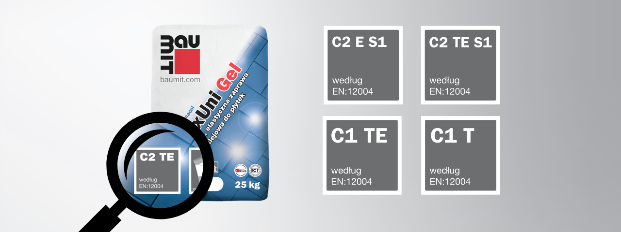 Jak odczytywać oznaczenia na opakowaniach klejów do płytek – przewodnik po klasach C1, C2, S1, S2