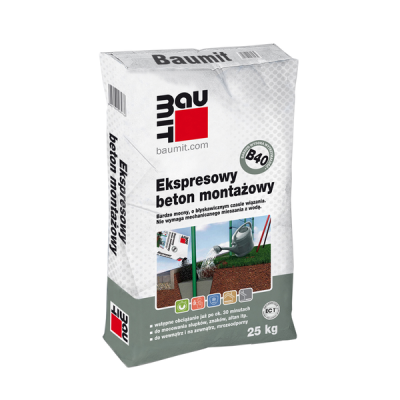 Ekspresowy beton montażowy B40