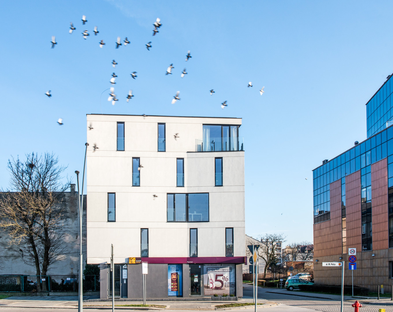 Budynek usługowy Kielce, ul. Mojżesza Pelca